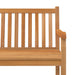 Garden Bench 150 Cm Solid Teak Wood Tollxt