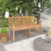 Garden Bench 150 Cm Solid Teak Wood Tollxt