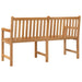 Garden Bench 150 Cm Solid Teak Wood Tollxt