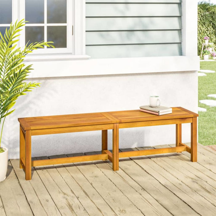 Garden Bench 150x35x45 Cm Solid Wood Acacia Tokaxb