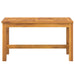 Garden Bench 80 Cm Solid Wood Acacia Tlxxtl