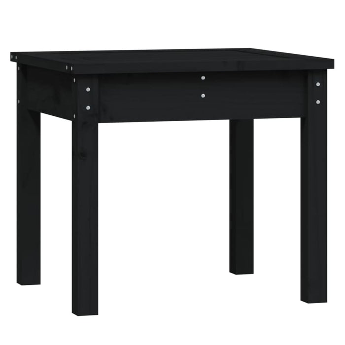 Garden Bench Black 50x44x45 Cm Solid Wood Pine Nxtkka