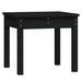 Garden Bench Black 50x44x45 Cm Solid Wood Pine Nxtkka
