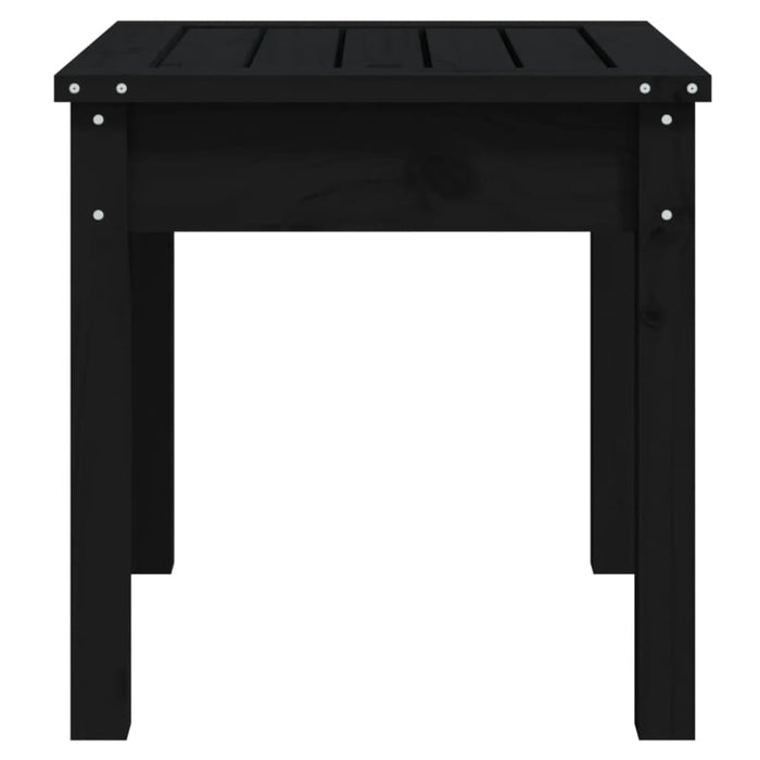 Garden Bench Black 50x44x45 Cm Solid Wood Pine Nxtkka