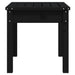 Garden Bench Black 50x44x45 Cm Solid Wood Pine Nxtkka