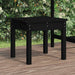 Garden Bench Black 50x44x45 Cm Solid Wood Pine Nxtkka