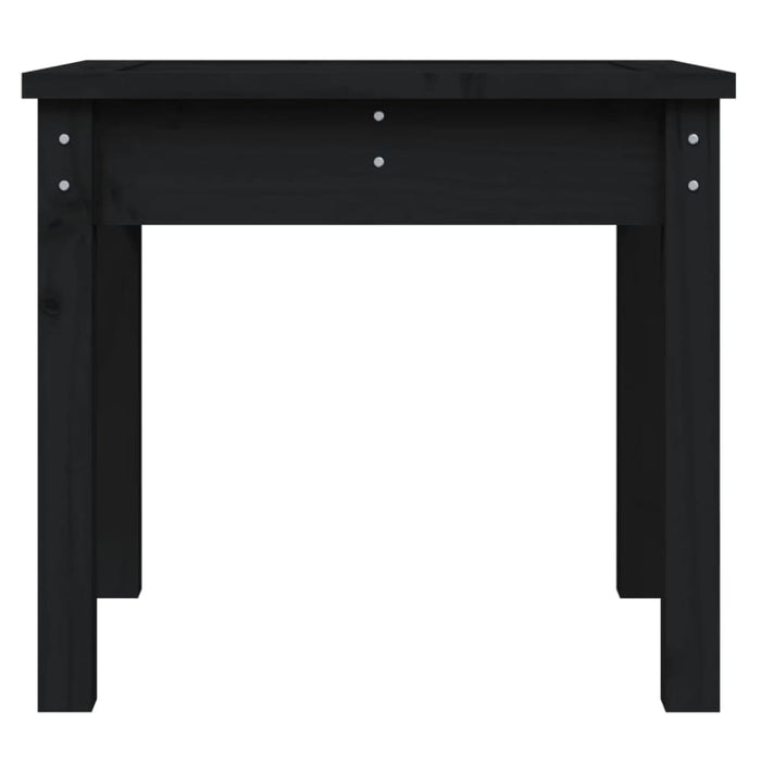 Garden Bench Black 50x44x45 Cm Solid Wood Pine Nxtkka