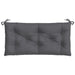 Garden Bench Cushion Anthracite 100x50x7cm Oxford Fabric