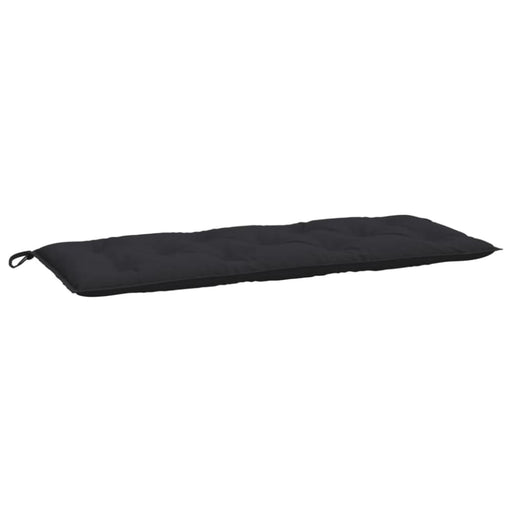 Garden Bench Cushion Black 120x50x7cm Oxford Fabric Tlopkb