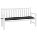 Garden Bench Cushion Black 200x50x3 Cm Oxford Fabric Ailot