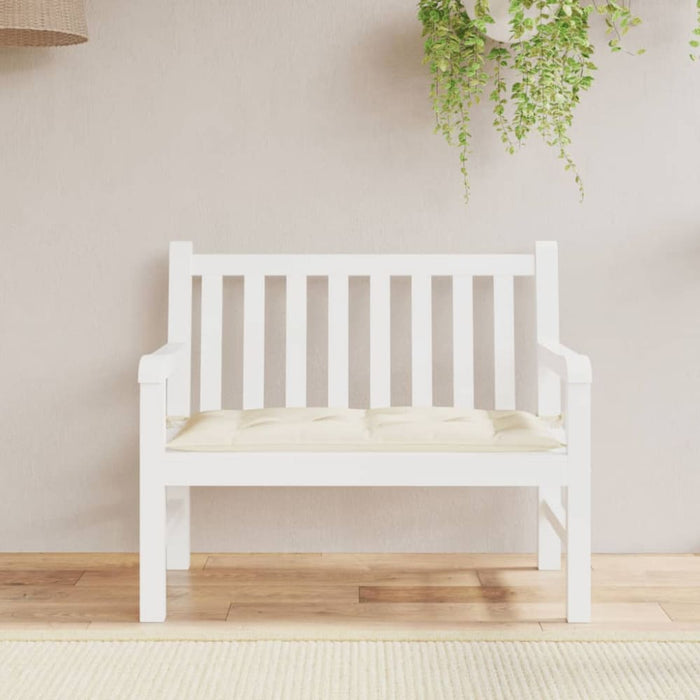Garden Bench Cushion Cream 100x50x7cm Oxford Fabric Tlopll