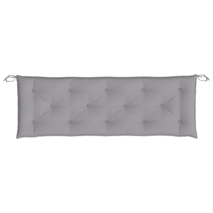 Garden Bench Cushion Grey 150x50x7 Cm Oxford Fabric Tlolbt