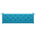 Garden Bench Cushion Light Blue 180x50x7 Cm Fabric
