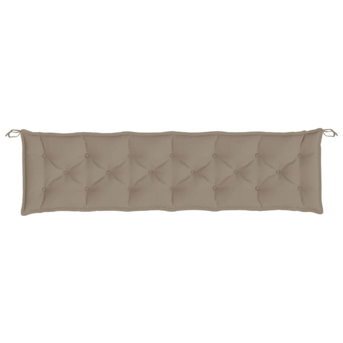 Garden Bench Cushion Taupe 200x50x7 Cm Oxford Fabric Tlolan