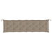 Garden Bench Cushion Taupe 200x50x7 Cm Oxford Fabric Tlolan