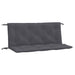 Garden Bench Cushions 2pcs Anthracite 120x50x7cm Oxford