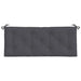 Garden Bench Cushions 2pcs Anthracite 120x50x7cm Oxford