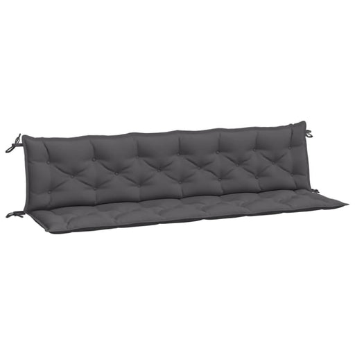 Garden Bench Cushions 2pcs Anthracite 200x50x7cm Oxford