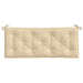 Garden Bench Cushions 2pcs Beige 120x50x7cm Oxford Fabric