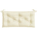 Garden Bench Cushions 2pcs Cream 100x50x7 Cm Oxford Fabric