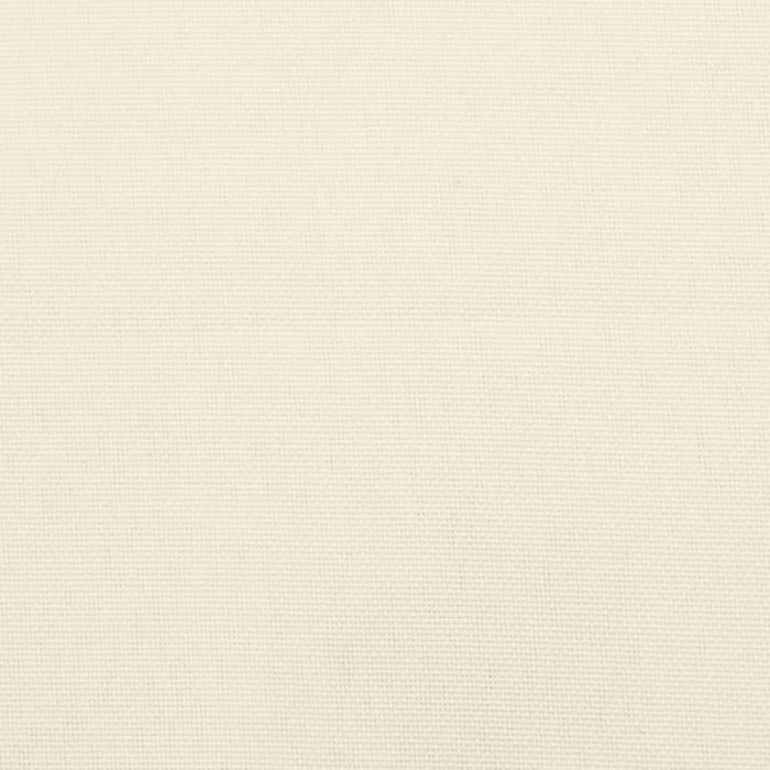 Garden Bench Cushions 2pcs Cream White 180x50x7cm Oxford