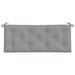 Garden Bench Cushions 2pcs Grey 120x50x7cm Oxford Fabric