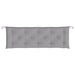 Garden Bench Cushions 2pcs Grey 150x50x7cm Oxford Fabric