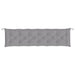 Garden Bench Cushions 2pcs Grey 200x50x7cm Oxford Fabric