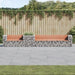 Garden Bench with Gabion Basket Solid Wood Douglas Toklxak