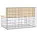 Garden Bench Gabion Design 103x70x65 Cm Solid Wood Pine