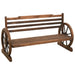 Garden Bench Solid Firwood Totnkx
