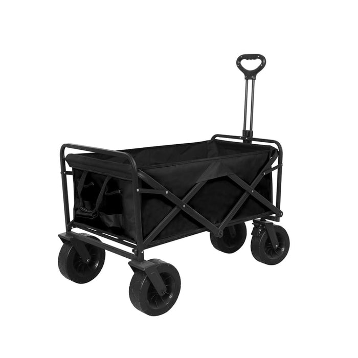 Garden Camping Trolley Outdoor Wagon Cart Folding Widen