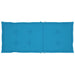 Garden Chair Cushions 4 Pcs Blue 120x50x3 Cm Atona