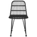 Garden Chairs 2 Pcs Black 48x62x84 Cm Pe Rattan Tokaxk