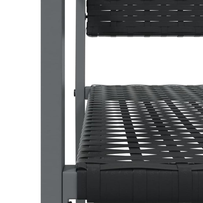 Garden Chairs 2 Pcs Black 54x62.5x89 Cm Poly Rattan Tlabkn