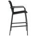Garden Bar Chairs 2 Pcs Black Textilene Anool