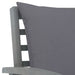 Garden Chairs 2 Pcs with Dark Grey Cushions Solid Acacia