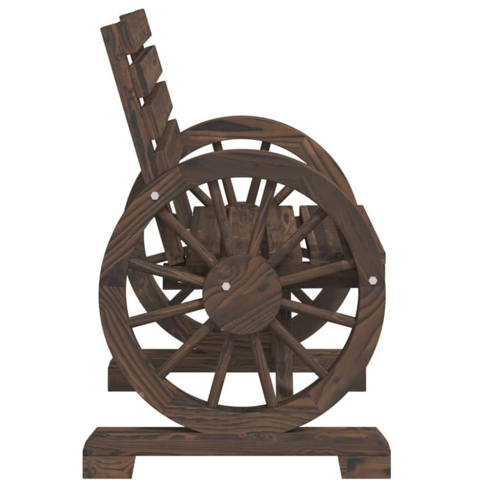 Garden Chairs 2 Pcs 58x58x78.5 Cm Solid Wood Fir Tlpobx