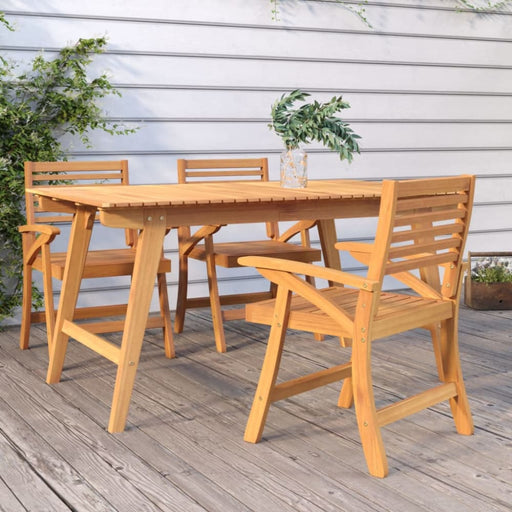 Garden Chairs 3 Pcs 58x58x87 Cm Solid Wood Acacia Tlttot
