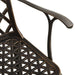 Garden Chairs 4 Pcs Cast Aluminium Bronze Toppio