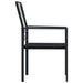 Garden Chairs 4 Pcs Pvc Rattan Black Toxoix