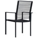 Garden Chairs 4 Pcs Pvc Rattan Black Toxoix