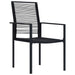 Garden Chairs 4 Pcs Pvc Rattan Black Toxoix