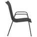 Garden Chairs 6 Pcs Steel and Textilene Black Tolnxx