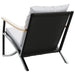 Garden Chairs With Cushions 2 Pcs Black Steel Abbktba