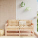 Garden Chairs With Cushions 2 Pcs Solid Wood Pine Nxppkb