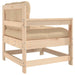 Garden Chairs With Cushions 2 Pcs Solid Wood Pine Nxppkb