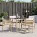 Garden Chairs With Cushions 4 Pcs Beige Poly Rattan Tlpbxo
