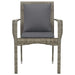 Garden Chairs With Cushions 4 Pcs Poly Rattan Grey Toknnb
