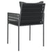 Garden Chairs With Cushions 6 Pcs Black 54x61x83 Cm Poly